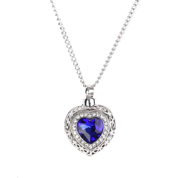pendant necklaces classic fashion ladies accessories pet osseous remains commemorate blue gem love type necklace heart shaped, Silver
pendant necklaces classic fashion ladies accessories pet osseous remains commemorate blue gem love type necklace heart shaped, Silver