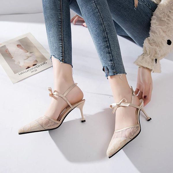 dress shoes women mesh pointed toe pumps female dot ankle buckle strap comfortable breathable high heel casual ladies footwear u22-85, Black
dress shoes women mesh pointed toe pumps female dot ankle buckle strap comfortable breathable high heel casual ladies footwear u22-85, Black