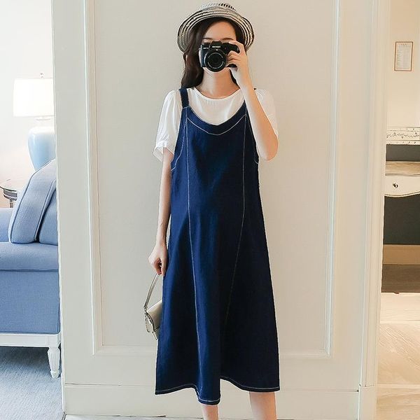 arrive summer maternity dress woman casual jeans large size set pregnant clothing md-02957 dresses, White
arrive summer maternity dress woman casual jeans large size set pregnant clothing md-02957 dresses, White