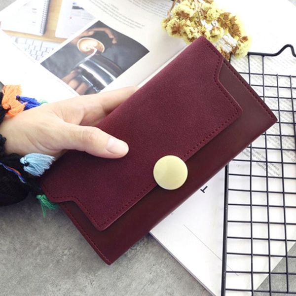 wallets 2021 fashionable long style button trifold wallet female women lady useful lightweight with card holder coin purse clutch, Red;black
wallets 2021 fashionable long style button trifold wallet female women lady useful lightweight with card holder coin purse clutch, Red;black
