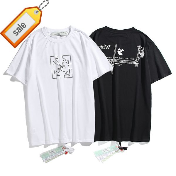 casual off fashion 2021 summer loose short sleeve t-shirt, White;black
casual off fashion 2021 summer loose short sleeve t-shirt, White;black