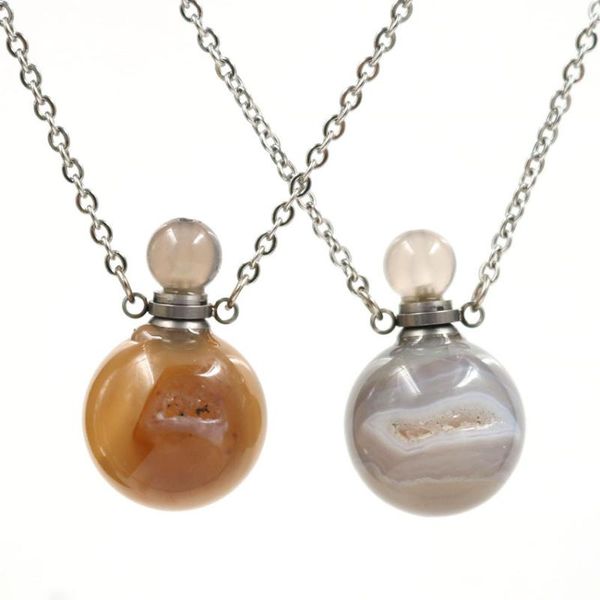 natural smile agatee round beads perfume bottle pendant necklace female fashion ol accessories birthday gift necklaces, Silver
natural smile agatee round beads perfume bottle pendant necklace female fashion ol accessories birthday gift necklaces, Silver