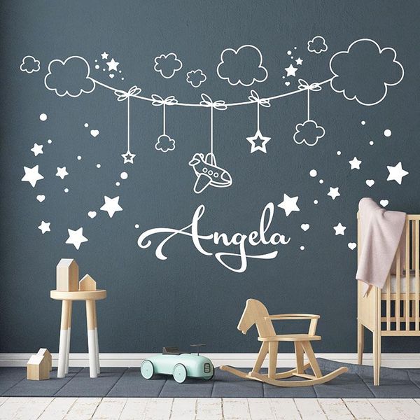 wall stickers personalized name cloud rope star decal girl room children custom plane heart sky sticker kids play
wall stickers personalized name cloud rope star decal girl room children custom plane heart sky sticker kids play