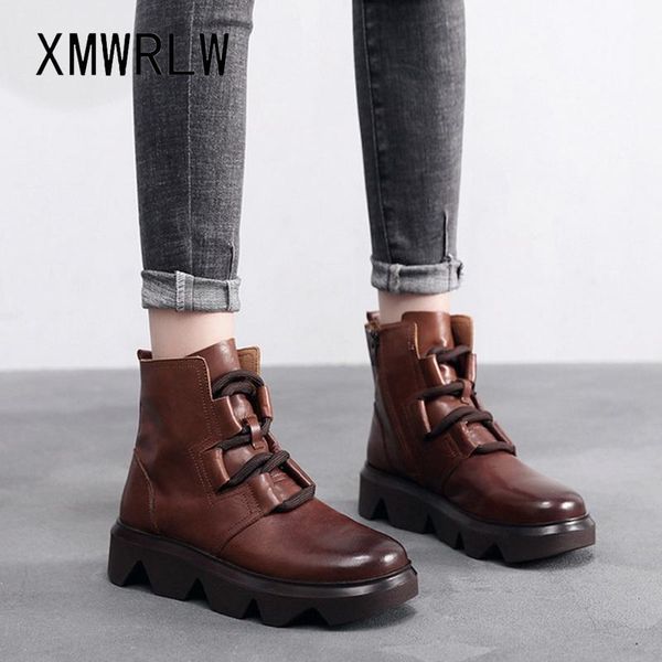boots xmwrlw women's ankle genuine leather autumn shoes retro style ladies handmade women comfortable shoe, Black
boots xmwrlw women's ankle genuine leather autumn shoes retro style ladies handmade women comfortable shoe, Black