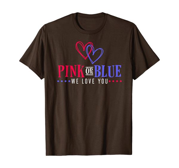 adorable pink or blue we love you cute hearts gender reveal t-shirt, White;black
adorable pink or blue we love you cute hearts gender reveal t-shirt, White;black