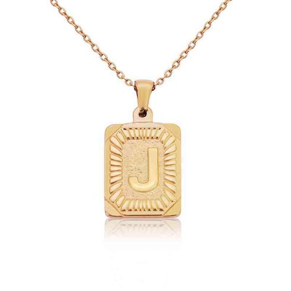 custom id alphabet a-z necklace 26 men women stainls steel 18k 24k gold plated square english initial letter pendant necklace, Silver
custom id alphabet a-z necklace 26 men women stainls steel 18k 24k gold plated square english initial letter pendant necklace, Silver