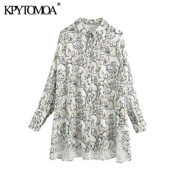 women fashion oversized animal print asymmetric blouses vintage long sleeve button-up female shirts chic 210420, White
women fashion oversized animal print asymmetric blouses vintage long sleeve button-up female shirts chic 210420, White