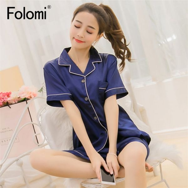 solid short pyjamas women v neck nigh suit plus size lingerie femme silk pajamas set 5xl 210330, Black;red
solid short pyjamas women v neck nigh suit plus size lingerie femme silk pajamas set 5xl 210330, Black;red