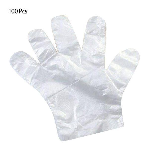 100pcs disposable gloves household plastic transparent oil - proof waterproof bbq kitchen thick cleaning tools
100pcs disposable gloves household plastic transparent oil - proof waterproof bbq kitchen thick cleaning tools