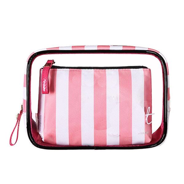 cosmetic bags & cases pvc transparent brand bag travel toiletry set make-up organizer pouch makeup case
cosmetic bags & cases pvc transparent brand bag travel toiletry set make-up organizer pouch makeup case