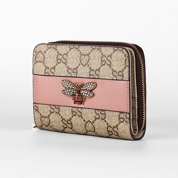 sole by designer simple new small wallet women's short leather multi card wallet organ card bag cowhide fashion purse, Brown;gray
sole by designer simple new small wallet women's short leather multi card wallet organ card bag cowhide fashion purse, Brown;gray