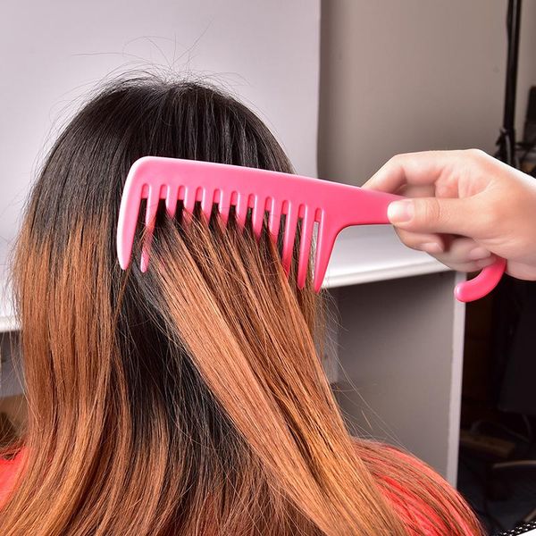 hair brushes large wide tooth combs of hook handle detangling reduce loss comb pro hairdress salon dyeing styling brush tools, Silver
hair brushes large wide tooth combs of hook handle detangling reduce loss comb pro hairdress salon dyeing styling brush tools, Silver