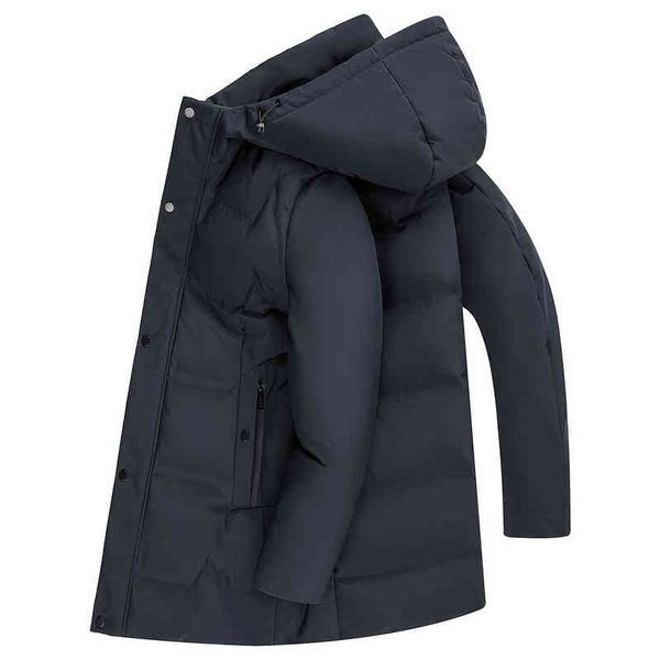 medium and long hooded down jacket men's 2021 autumn and winter new business leisure warm jacket, Black
medium and long hooded down jacket men's 2021 autumn and winter new business leisure warm jacket, Black