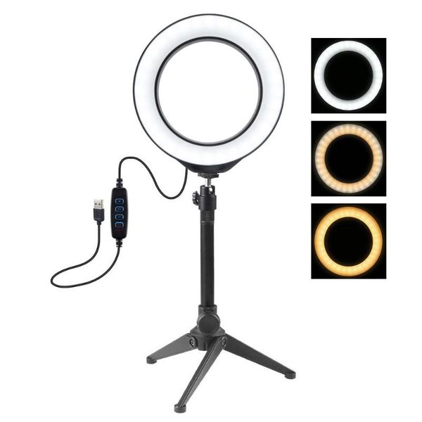 6.2 inch usb 3 modes dimmable pography selfie ring led video live broadcast light for blogger&cold shoe tripod stand lighting & studio acces
6.2 inch usb 3 modes dimmable pography selfie ring led video live broadcast light for blogger&cold shoe tripod stand lighting & studio acces