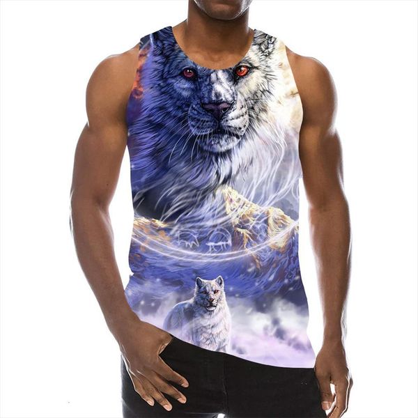mens beast graphic sleeveless 3d holiday tees tiger tank gym boys streetwear novelty vest, White;black
mens beast graphic sleeveless 3d holiday tees tiger tank gym boys streetwear novelty vest, White;black