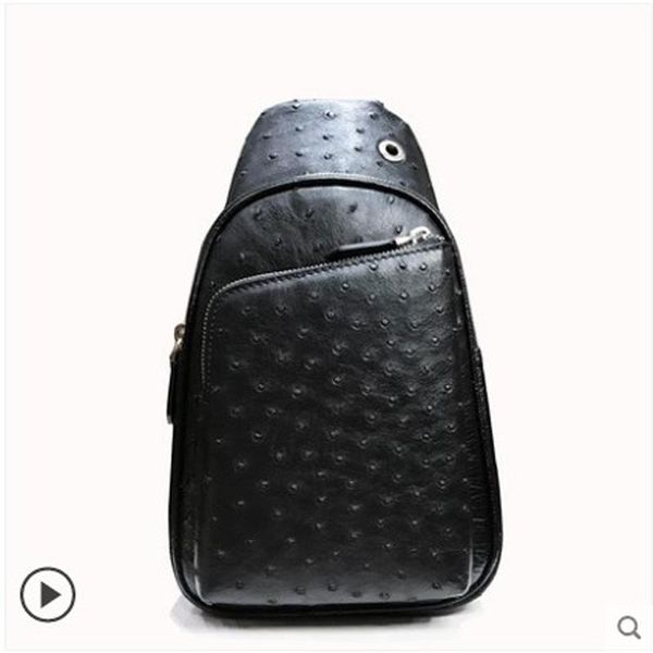 backpack yongliang leather ostrich chest bag for men shoulder casual all-purpose 
backpack yongliang leather ostrich chest bag for men shoulder casual all-purpose