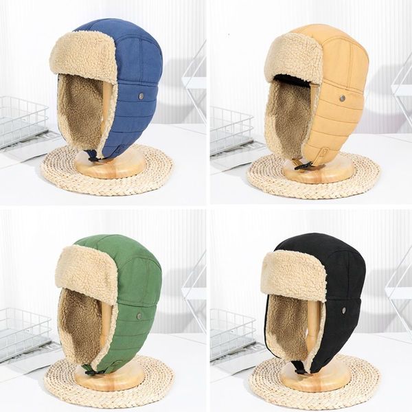 women men cotton warm winter earflap bonnet russian ushanka snow caps trapper bomber hats, Blue;gray
women men cotton warm winter earflap bonnet russian ushanka snow caps trapper bomber hats, Blue;gray
