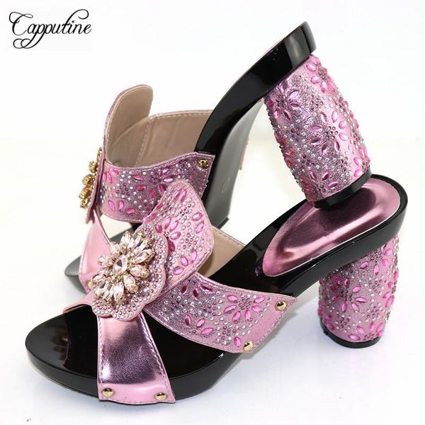dress shoes selling african rhinestone women pink color slipper summer style ladies high heels for wedding, Black
dress shoes selling african rhinestone women pink color slipper summer style ladies high heels for wedding, Black