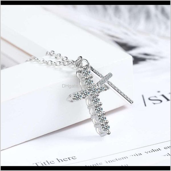 necklaces & pendants drop delivery 2021 cross necklace female tide net red simple temperament inlaid zirconium diamond pendant sweater bone, Silver
necklaces & pendants drop delivery 2021 cross necklace female tide net red simple temperament inlaid zirconium diamond pendant sweater bone, Silver
