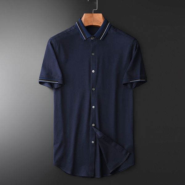 tee shirt shirt 100% cotton mens luxury yarn-dyed rib short sleeve man turn-down collar slim fit male t-shirts 4xl, White;black
tee shirt shirt 100% cotton mens luxury yarn-dyed rib short sleeve man turn-down collar slim fit male t-shirts 4xl, White;black