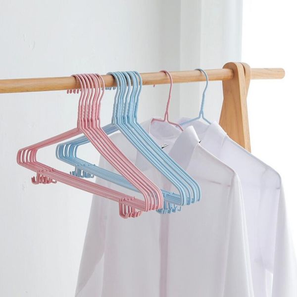 hangers & racks 10pcs hanger with hooks dipping powder plastic non-slip underwear hanging
hangers & racks 10pcs hanger with hooks dipping powder plastic non-slip underwear hanging