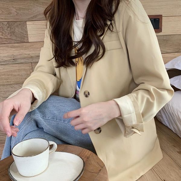 bornsra 2021 autumn full regular solid single breasted women blazers and jackets office lady pockets blazer feminino women's suits &, White;black
bornsra 2021 autumn full regular solid single breasted women blazers and jackets office lady pockets blazer feminino women's suits &, White;black