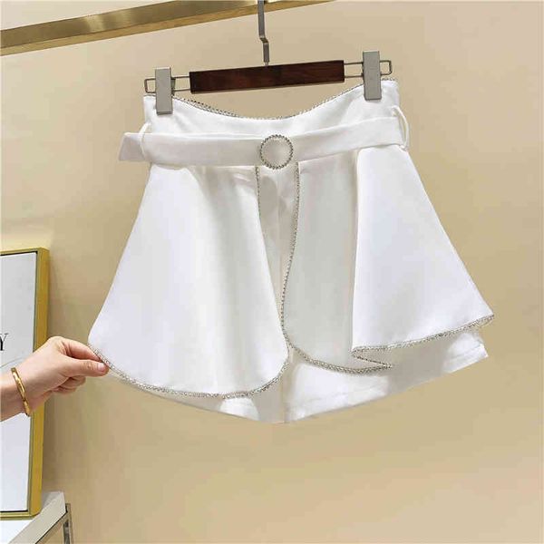 summer new design solid high waist slim wide-legged pants a line office lady woman shorts 210421, White;black
summer new design solid high waist slim wide-legged pants a line office lady woman shorts 210421, White;black