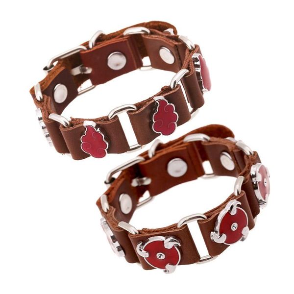 arrivals anime bracelet men women goth jewelry genuine leather rope wrap bangle red cloud adjustable wristbands charm bracelets, Golden;silver
arrivals anime bracelet men women goth jewelry genuine leather rope wrap bangle red cloud adjustable wristbands charm bracelets, Golden;silver