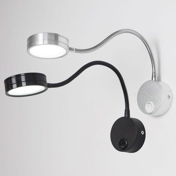 silver bedroom bedside lamp reading wall lamps with knob switch 5w 90-260v mirror corridor light direction adjustable
silver bedroom bedside lamp reading wall lamps with knob switch 5w 90-260v mirror corridor light direction adjustable