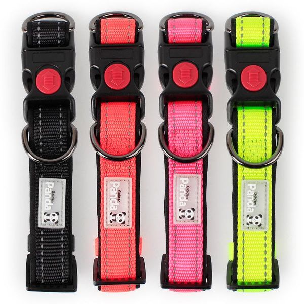dog collars & leashes premium nylon reflective collar padded adjustable with double d ring and safety buckle black blue orange rose
dog collars & leashes premium nylon reflective collar padded adjustable with double d ring and safety buckle black blue orange rose