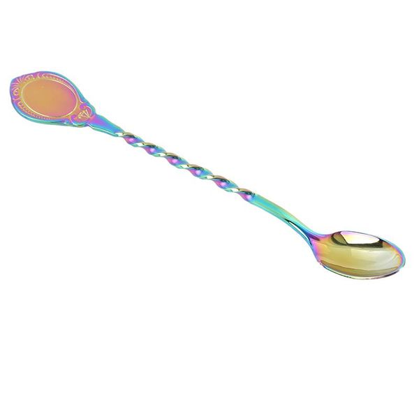 spoons stainless steel cocktail bar muddler stirrer twisted mixing spoon spiral pattern drink shaker
spoons stainless steel cocktail bar muddler stirrer twisted mixing spoon spiral pattern drink shaker