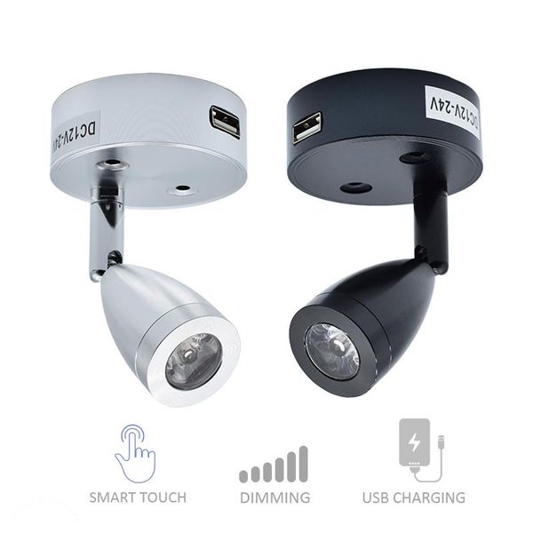 wall lamp dwt led interior spotlight dc 12v-24v rv boat bedside reading light yachts indoor lighting with smart touch dimmable
wall lamp dwt led interior spotlight dc 12v-24v rv boat bedside reading light yachts indoor lighting with smart touch dimmable