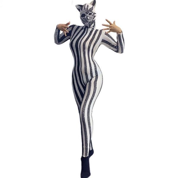 stage women gogo dance jumpsuit costume bar nightclub dj singer dancer halloween cosplay costumes rave clothes women's jumpsuits & romp, Black;white
stage women gogo dance jumpsuit costume bar nightclub dj singer dancer halloween cosplay costumes rave clothes women's jumpsuits & romp, Black;white