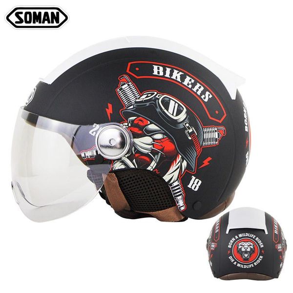 motorcycle helmets half for men and women riding electric bike w lenses four seasons helmet sm210
motorcycle helmets half for men and women riding electric bike w lenses four seasons helmet sm210