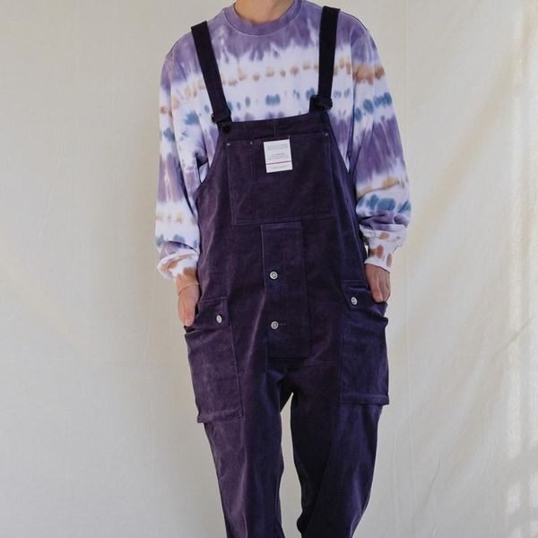 men's pants man women couple loose casual wide leg cargo men japan harajuku streetwear hip hop corduroy jumpsuit bib trousers overalls, Black
men's pants man women couple loose casual wide leg cargo men japan harajuku streetwear hip hop corduroy jumpsuit bib trousers overalls, Black