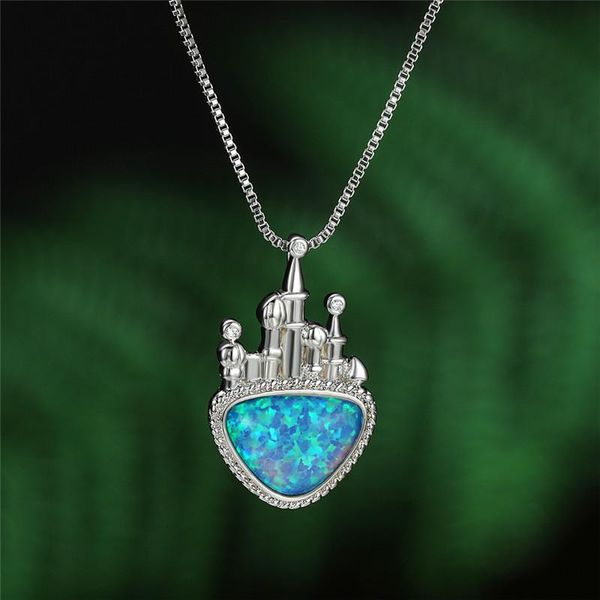 cute female crystal stone pendant necklace classic silver color chain for women trendy opal love heart wedding necklaces
cute female crystal stone pendant necklace classic silver color chain for women trendy opal love heart wedding necklaces
