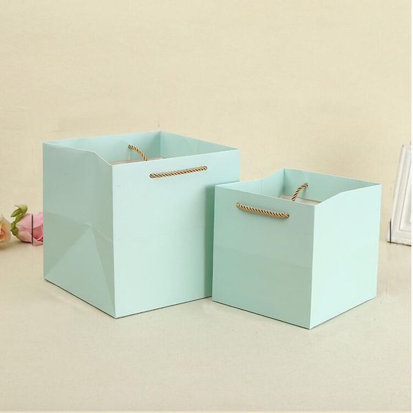 gift wrap 16x16x16cm 10pcs large square white pink kraft paper bag with handle cake flower packaging wholesale
gift wrap 16x16x16cm 10pcs large square white pink kraft paper bag with handle cake flower packaging wholesale