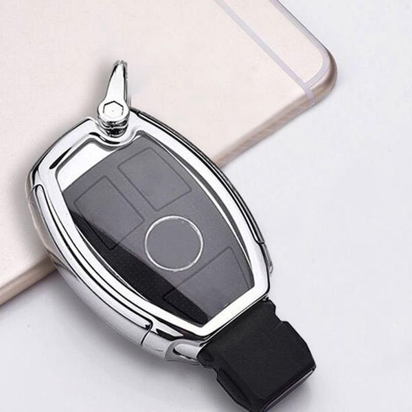 keychains car key case cover protective shell holder pc+tpu remote control for c200l, e260l cla220, gla200, glc260l gls, Silver
keychains car key case cover protective shell holder pc+tpu remote control for c200l, e260l cla220, gla200, glc260l gls, Silver