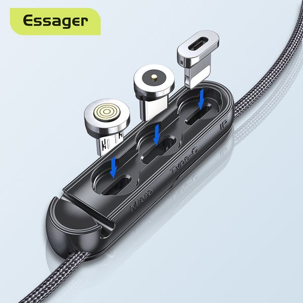 essager magnetic cell phone cables organizer plug case portable storage box for iphone micro usb type c magnet chagrer adapter connector essager magnetic cell phone cables organizer plug case portable storage box for iphone micro usb type c magnet chagrer adapter connector