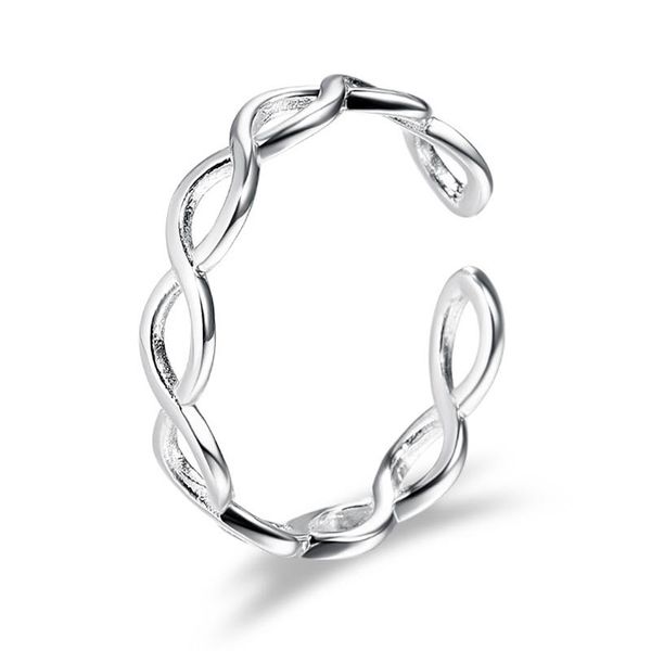 cluster rings simple hollow wave eternity minimalist 925 silver color adjustable finger ring for women korean delicate jewelry wholesale, Golden;silver
cluster rings simple hollow wave eternity minimalist 925 silver color adjustable finger ring for women korean delicate jewelry wholesale, Golden;silver
