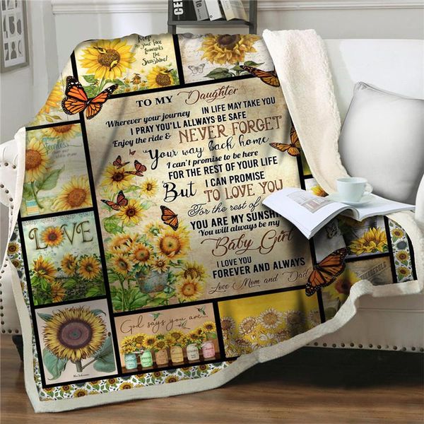 blankets wrap sunflower letter to my daughter message thicken soft flannel plush fleece blanket bedspread birthday gift
blankets wrap sunflower letter to my daughter message thicken soft flannel plush fleece blanket bedspread birthday gift