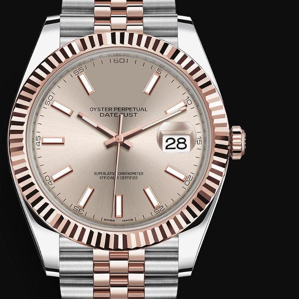 wristwatches men's mechanical watch 126334 41mm stainless steel bracelet daydate eta2813 movement + black white watches, Slivery;brown
wristwatches men's mechanical watch 126334 41mm stainless steel bracelet daydate eta2813 movement + black white watches, Slivery;brown