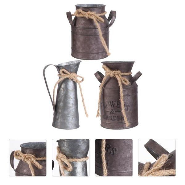 3pcs flower bucket retro iron pot vase decoration ornaments rural style for home garden (random co buckets
3pcs flower bucket retro iron pot vase decoration ornaments rural style for home garden (random co buckets