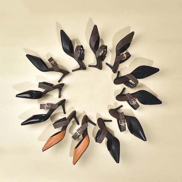 classics women sandals fashion heels shoes beach thick bottom slippers alphabet lady leather high heel slides 01, Black
classics women sandals fashion heels shoes beach thick bottom slippers alphabet lady leather high heel slides 01, Black