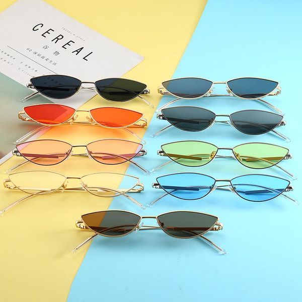 sunglasses 2021 retro cat eye women fashion trendy men sun mirror classic brand design eyewear metal frame eyeglasses uv400, White;black
sunglasses 2021 retro cat eye women fashion trendy men sun mirror classic brand design eyewear metal frame eyeglasses uv400, White;black
