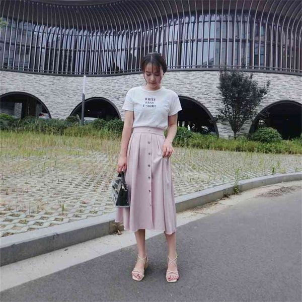 summer korean simple black suit skirt high waist slim casual loose temperament women a-line long 210527
summer korean simple black suit skirt high waist slim casual loose temperament women a-line long 210527