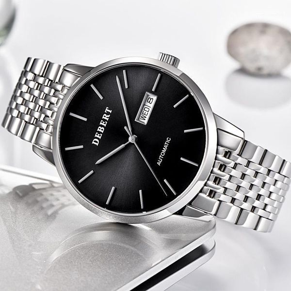 wristwatches watch for men automatic mechanical watch, automatic, sports waterproof, business simplicity, calendar leather stra, Slivery;brown
wristwatches watch for men automatic mechanical watch, automatic, sports waterproof, business simplicity, calendar leather stra, Slivery;brown