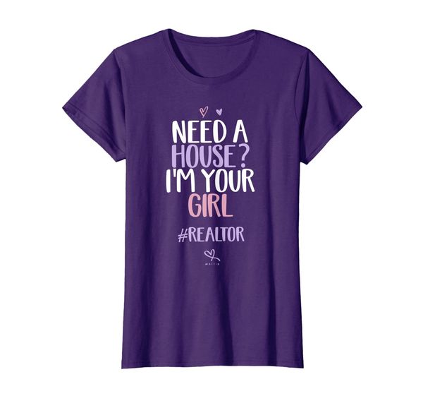 womens need a house i'm your girl - realtors gift real estate cool t-shirt, White;black
womens need a house i'm your girl - realtors gift real estate cool t-shirt, White;black