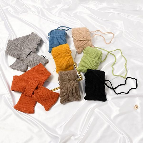 bow ties knitted small scarf solid color elastic knited cross warm soft false collar neck guard female shirt collars, Black;gray
bow ties knitted small scarf solid color elastic knited cross warm soft false collar neck guard female shirt collars, Black;gray