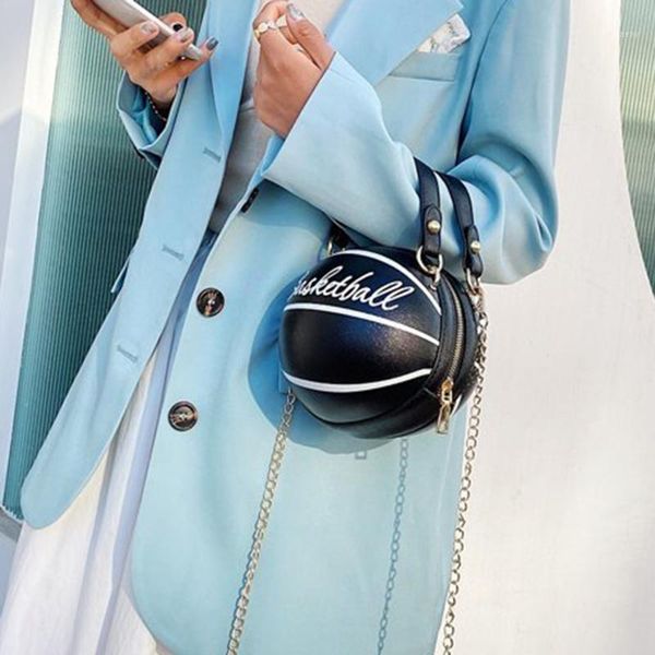 evening bags design basketball crossbady bag for women casual pu leather handbag cute round ball purse football female chains shoulder1
evening bags design basketball crossbady bag for women casual pu leather handbag cute round ball purse football female chains shoulder1